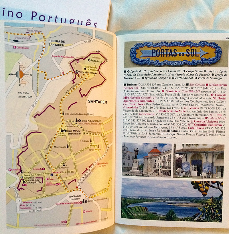 Brierleyn Camino Portugués-karttaopas