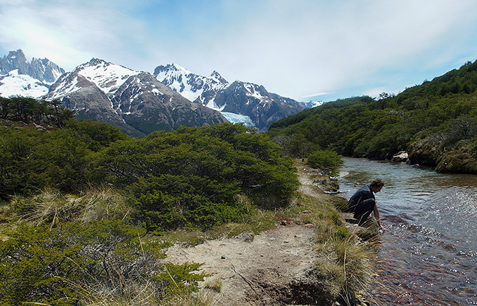 Vesi on sellaisenaan juotavaa Patagonian kansallispuistossa