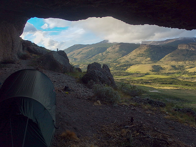 Vietin vajaan viikon asuen luolassa eteläisessä Chilessä